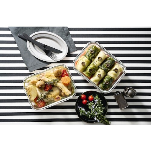 IRIS 576902 耐熱ガラス容器 2点セット