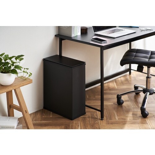 IRIS 292368 スチールペール ブラック