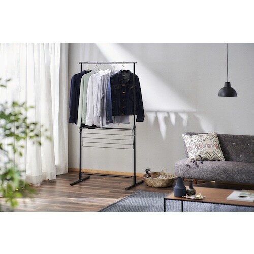 IRIS 574728 簡単組立スタイル物干し ブ