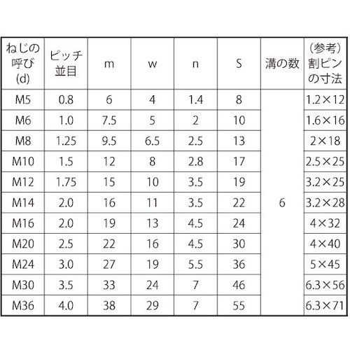 SUNCO SUS 溝付きナット 高形 1種 M