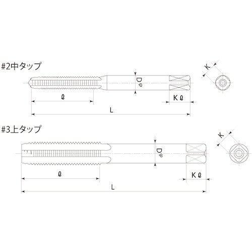 SUNCO スプリュー(2本組タップ (中・上)