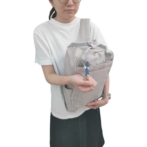 レイメイ タイニストカラビナ付キーホルダーネイビー