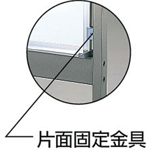 TRUSCO 片面移動ボード スチール製ホワイトボ