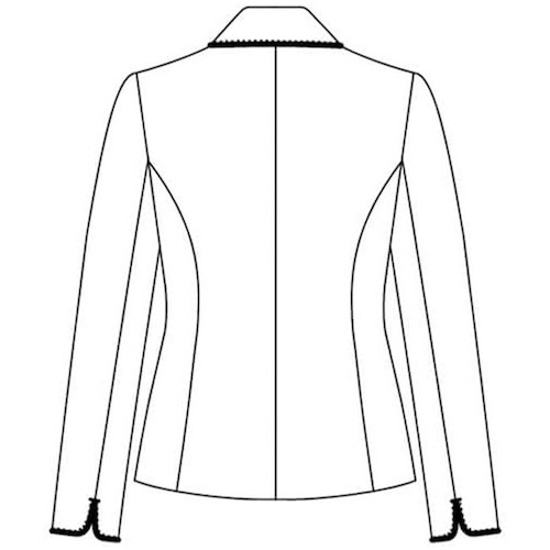 GROW クレープ・バラシャジャケットブラック09