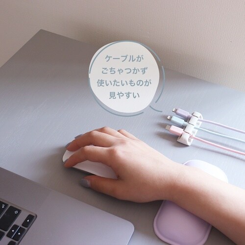 MOTTERU ソフトタッチ ケーブルクリップ s