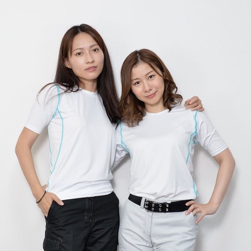 岡潮 超吸汗速乾・冷感シャツ コンプレッション半袖