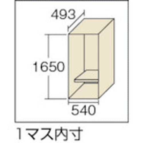 TRUSCO 両開多人数用ロッカー 608X515