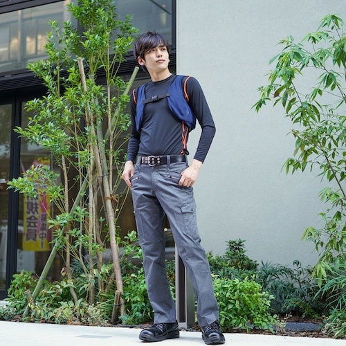 岡潮 超吸汗速乾・冷感シャツ コンプレッション長袖