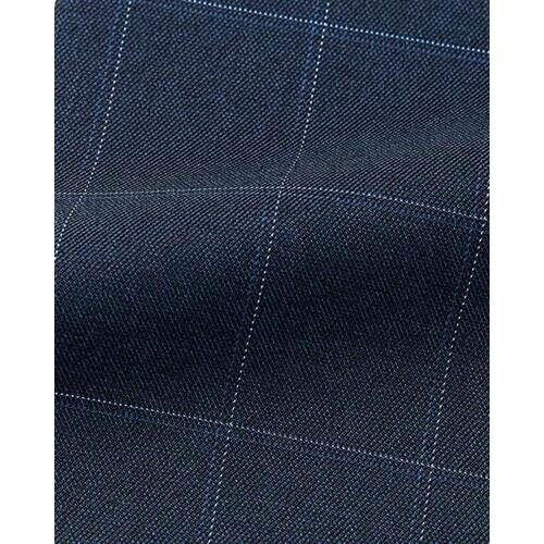 GROW カラード・ウィンドーペンベスト紺系21