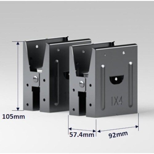 YAHATA ソーホースブラケット1X4 ユニクロ
