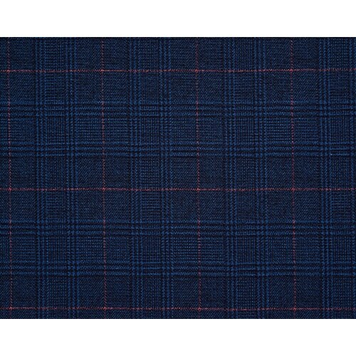 GROW プリンス・グレンチェックベストブルー系0