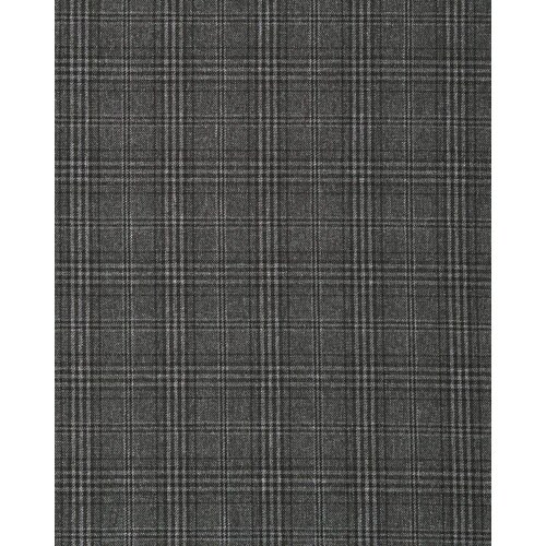 GROW グレンチェックベストグレー系09