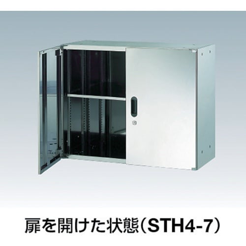 TRUSCO ステンレス保管庫(D500)両開 9