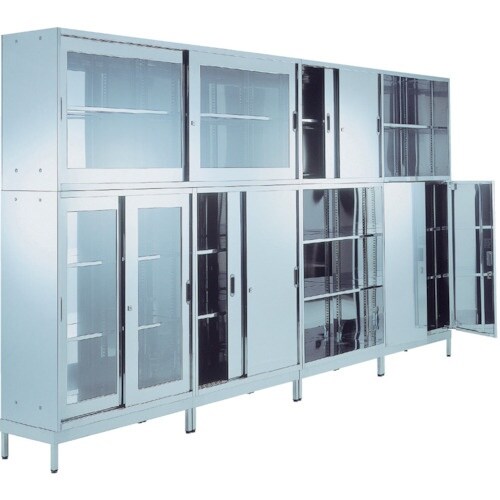 TRUSCO ステンレス保管庫(D500)両開 9