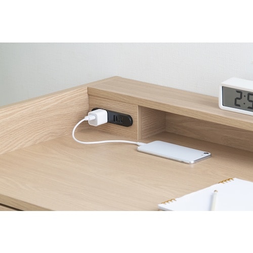 IRIS 296767 リビングデスク ナチュラル