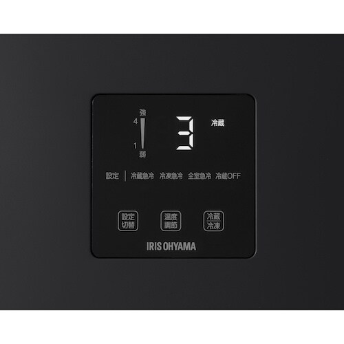 IRIS 103473 冷凍冷蔵庫 153L グレ