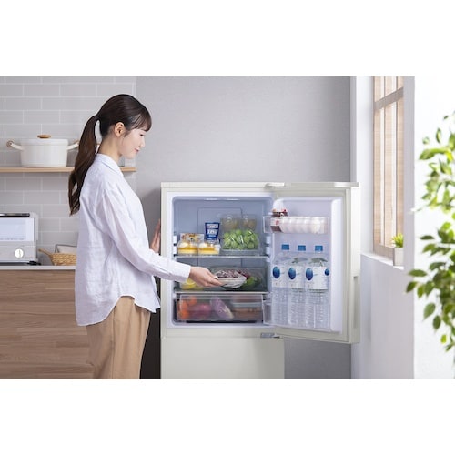 IRIS 103474 冷凍冷蔵庫 153L ホワ