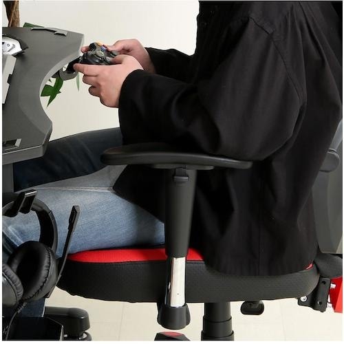 不二貿易 メッシュゲーミングチェア レイズ RD