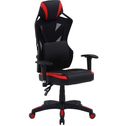 不二貿易 メッシュゲーミングチェア レイズ RD