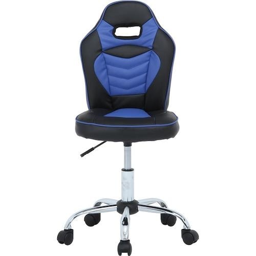 不二貿易 レーシングチェア キッズ用 ブルー