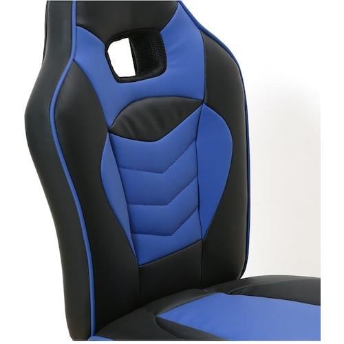 不二貿易 レーシングチェア キッズ用 ブルー