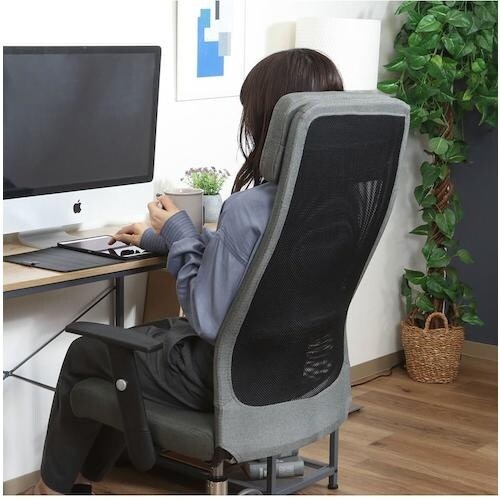 不二貿易 ファブリッシュチェア Mix ダークグレ