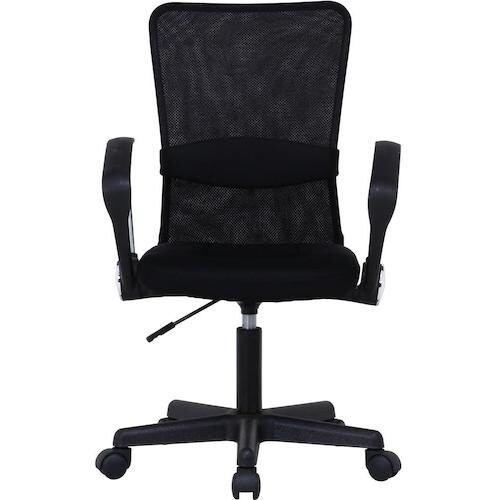 不二貿易 メッシュバックチェアー ハンター 肘付