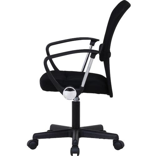 不二貿易 メッシュバックチェアー ハンター 肘付