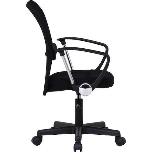 不二貿易 メッシュバックチェアー ハンター 肘付