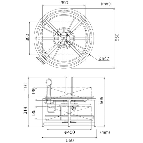 JEFCOM 二段ケーブルリール