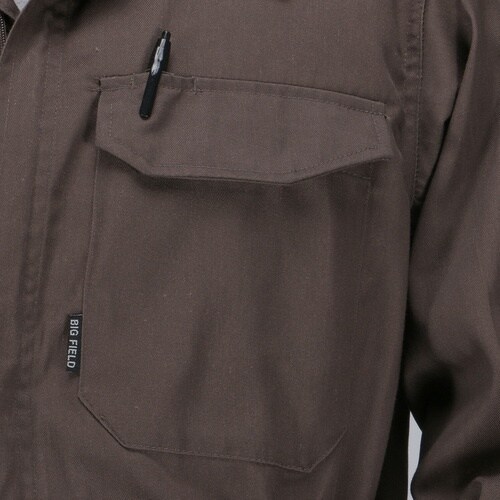 カジメイク TC長袖つなぎ服 ネイビー S