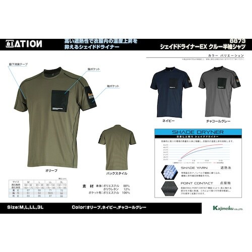 カジメイク 8873 シェイドドライナーEXクルー