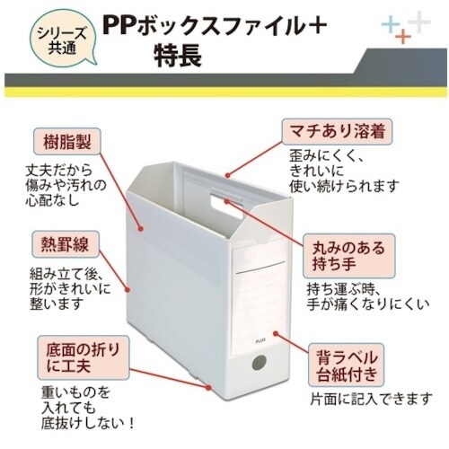 JTX 76006)PPボックスファイル+ A4E