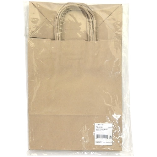 ササガワ 手提袋 未晒 10P