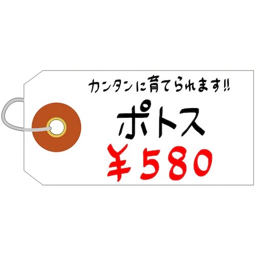 ササガワ ユポ荷札 小