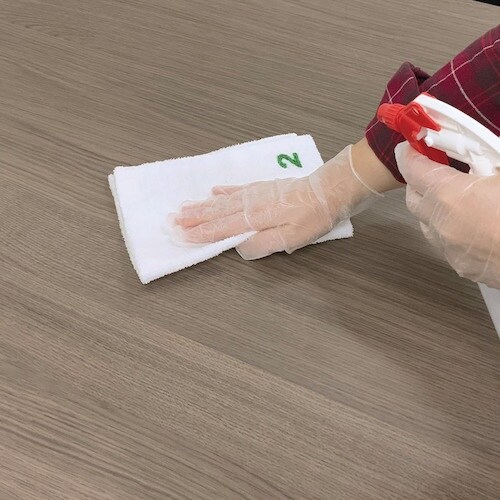 テラモト 使い分けができる番号付きぞうきん