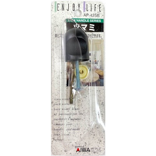 アイワ金属 コスモツマミ 25mm ブラック