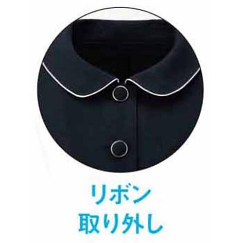 GROW ラスティック・ドビー七分袖オーバーブラウ