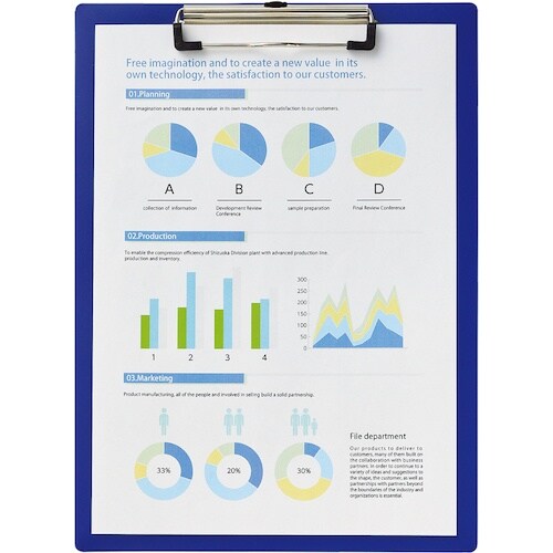 LIHIT 軽量クリップボード〈抗菌〉
