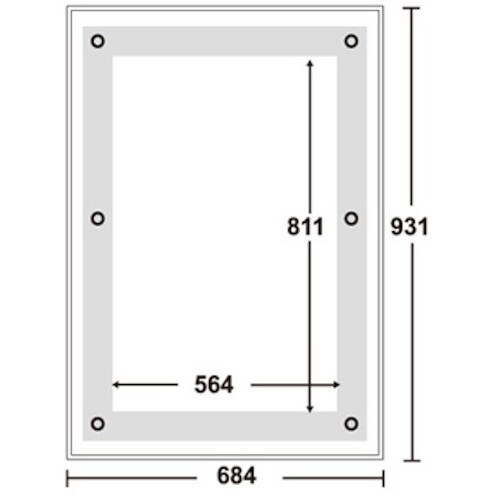 sign city アクリルフレームLEDパネル