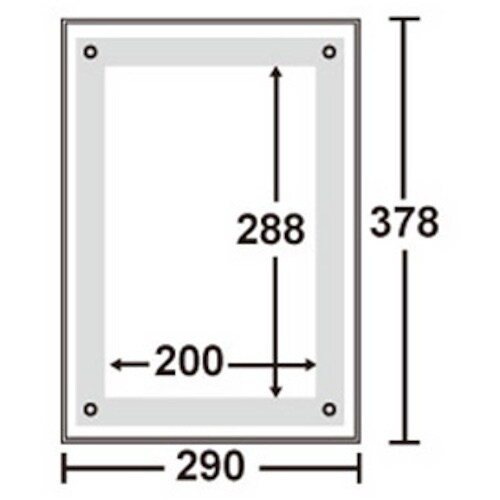 sign city アクリルフレームLEDパネル