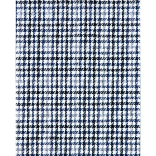 GROW ハーモニーチェックベスト白×紺05