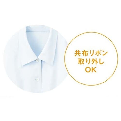 GROW シェブロン・ストライプブラウスピンク系1