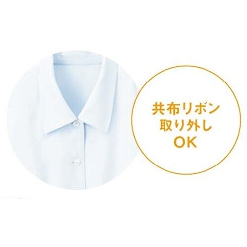 GROW シェブロン・ストライプブラウスピンク系0