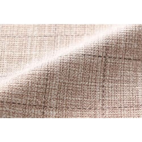 GROW 麻調ウィンドーペンオーバーブラウスベージ