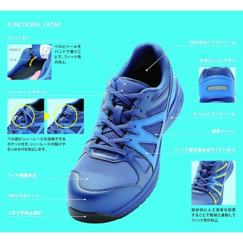 ミドリ安全 アクティブセフティ ワークスニーカー