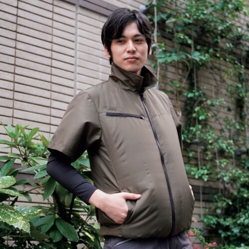 岡潮 【2025年 今季完売】 空調半袖ブルゾン