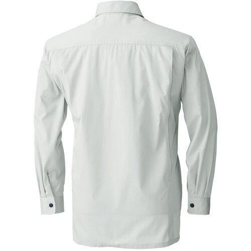 NBW 195 長袖シャツ シルバーグレー 6L