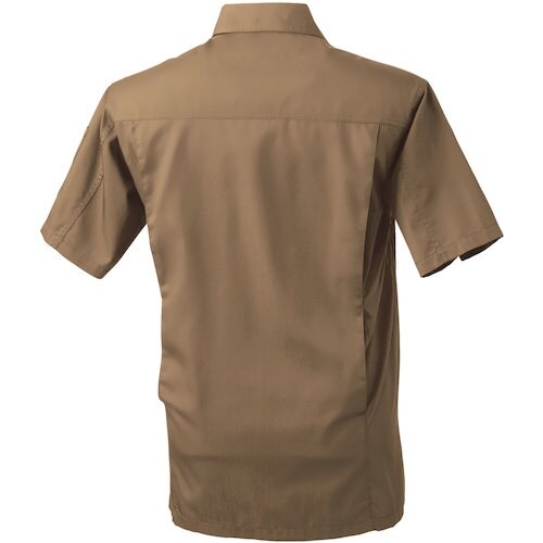 桑和 647 半袖シャツ ブラウン 6L