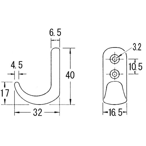 ニッサチェイン SUSフックST43 鏡面研磨(2